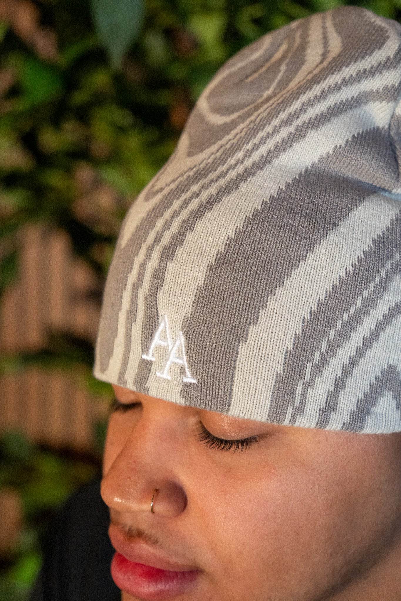 Satin-Lined Beanie