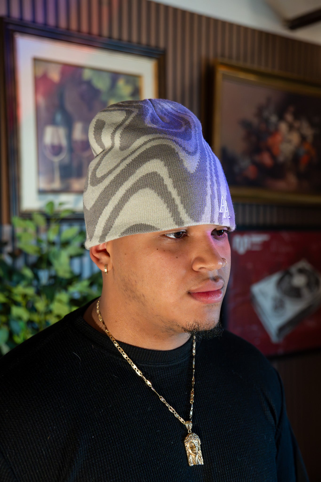 Satin-Lined Beanie